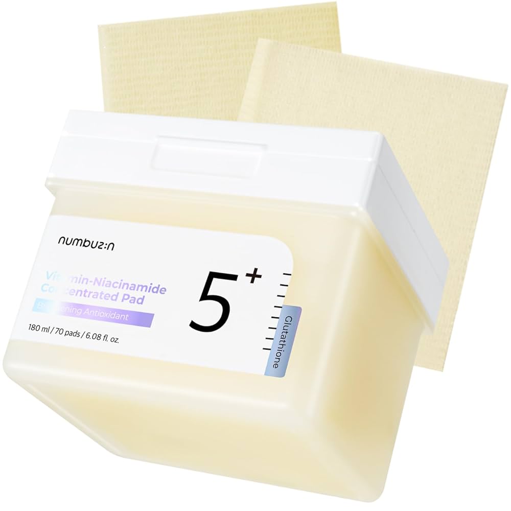 Numbuzin No.5+ Glutathione Vitamin-Niacinamide Concentrated Pad (180ml)