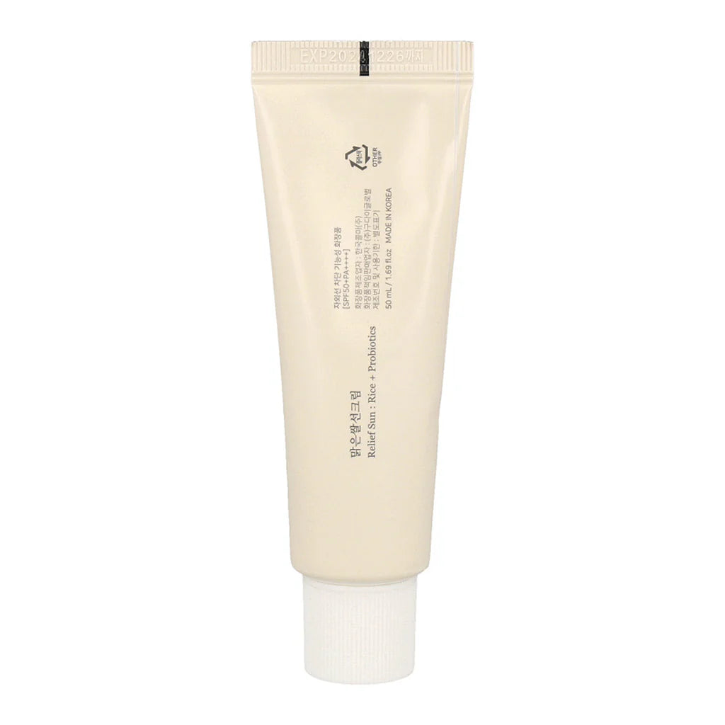 Beauty of Joseon Relief Sun: Rice + Probiotics SPF50+ PA++++ 50ml