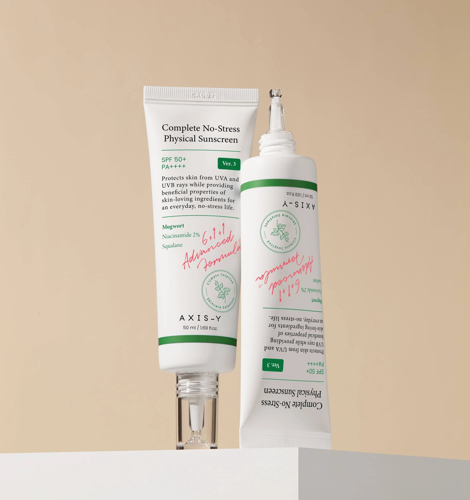 AXIS-Y Complete No-Stress Physical Sunscreen 50ml Ver. 3